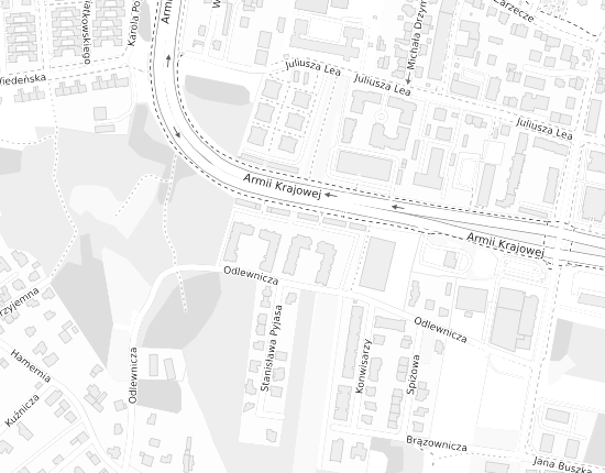 Mapa z adresem organizacji