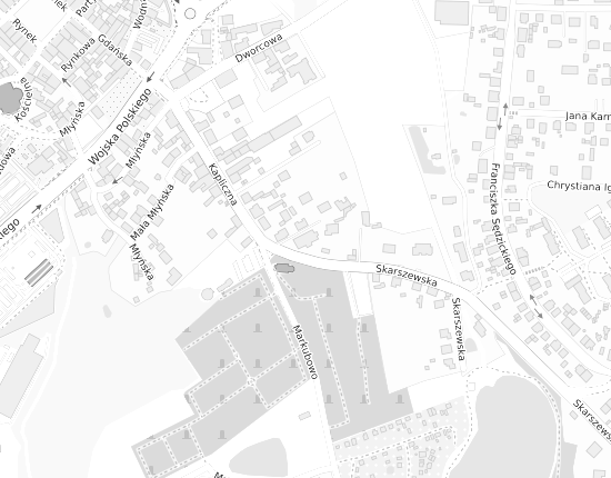 Mapa z adresem organizacji