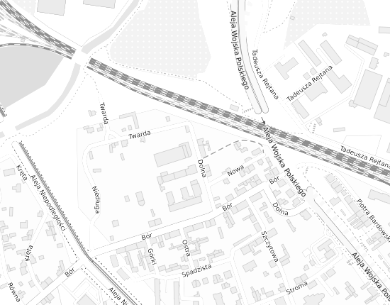 Mapa z adresem organizacji
