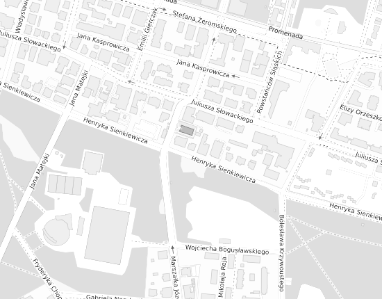 Mapa z adresem organizacji