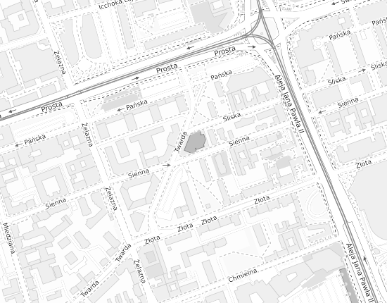 Mapa z adresem organizacji