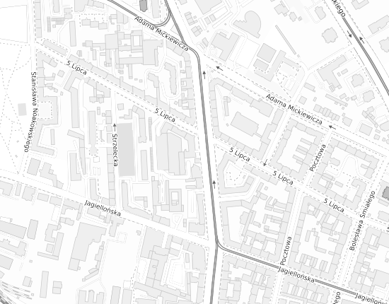Mapa z adresem organizacji