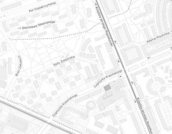 Mapa z adresem organizacji