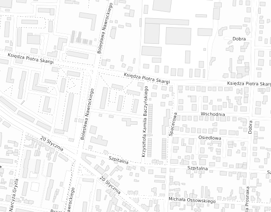 Mapa z adresem organizacji