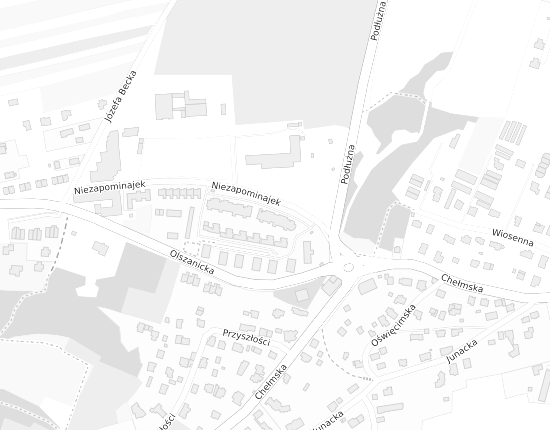 Mapa z adresem organizacji