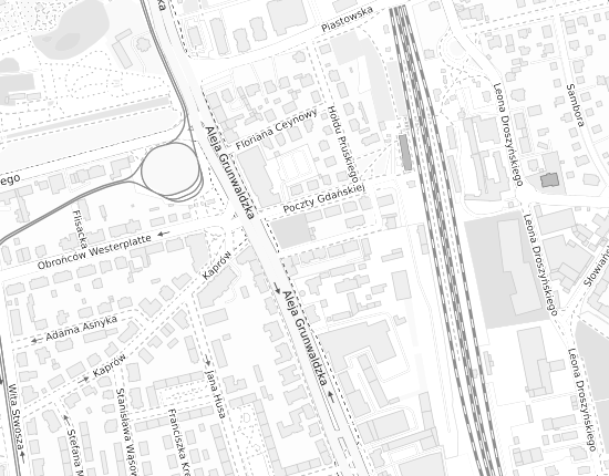 Mapa z adresem organizacji