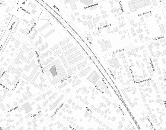 Mapa z adresem organizacji