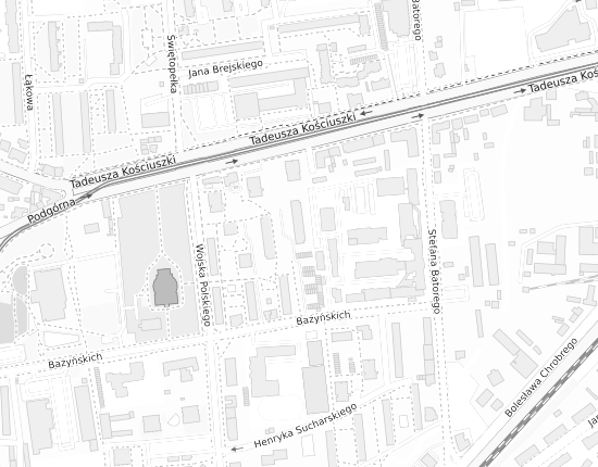 Mapa z adresem organizacji