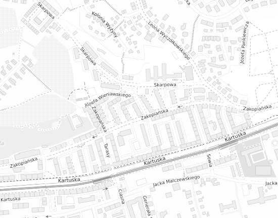 Mapa z adresem organizacji
