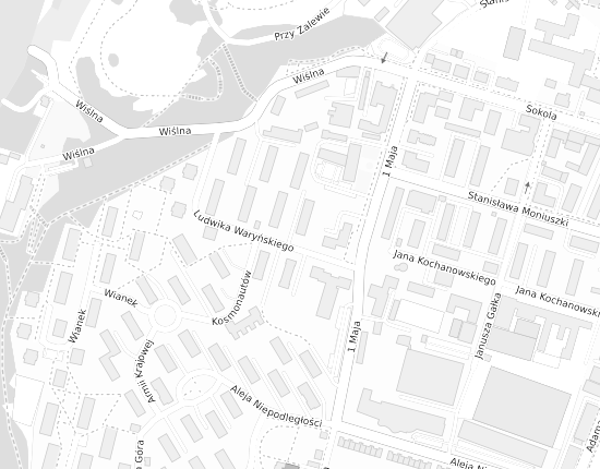 Mapa z adresem organizacji