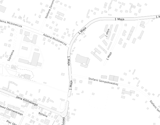 Mapa z adresem organizacji