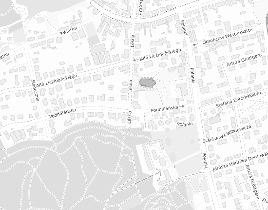 Mapa z adresem organizacji
