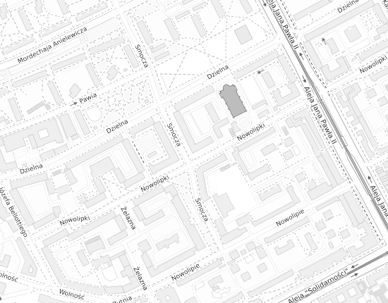 Mapa z adresem organizacji