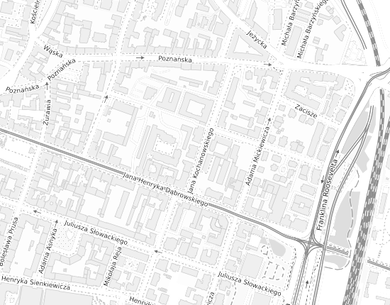 Mapa z adresem organizacji