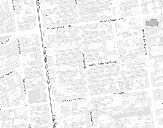 Mapa z adresem organizacji
