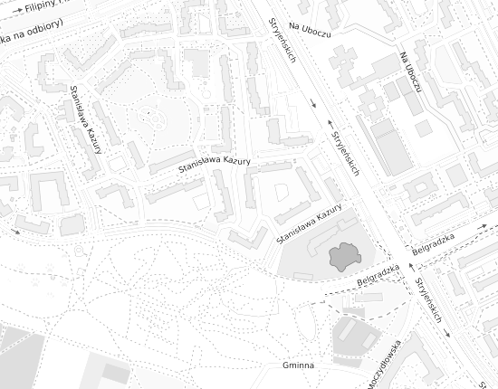 Mapa z adresem organizacji