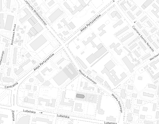 Mapa z adresem organizacji