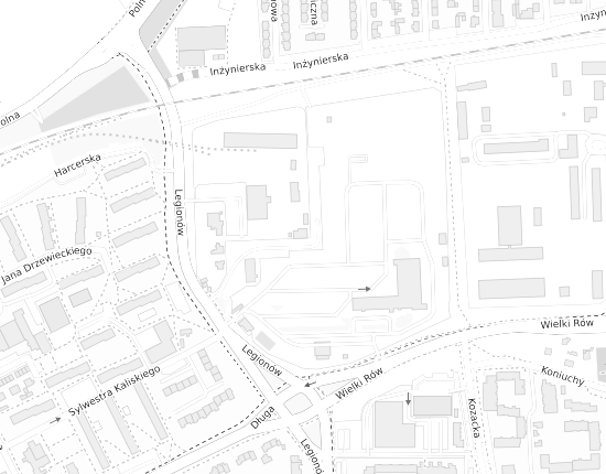 Mapa z adresem organizacji