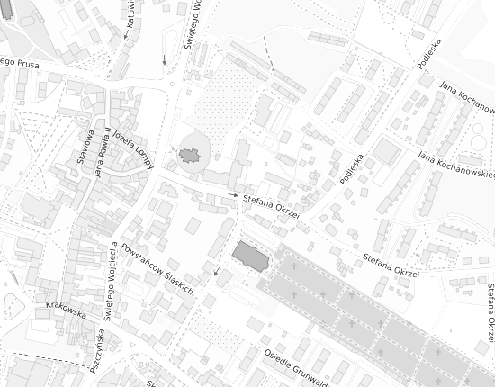Mapa z adresem organizacji