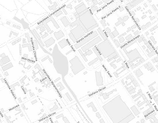 Mapa z adresem organizacji