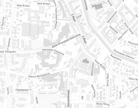 Mapa z adresem organizacji