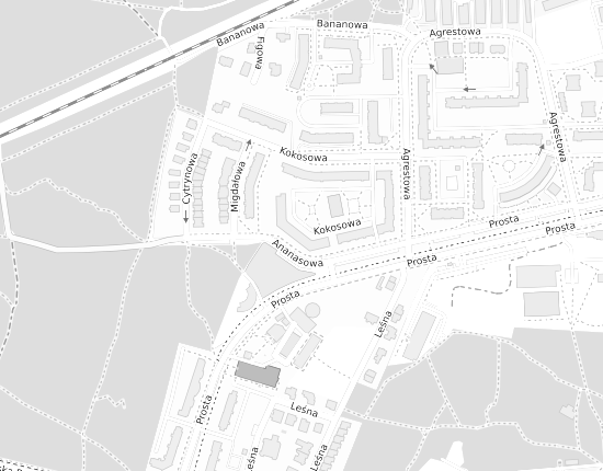 Mapa z adresem organizacji