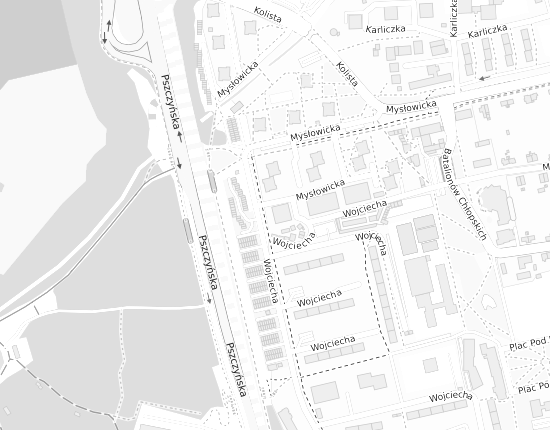 Mapa z adresem organizacji
