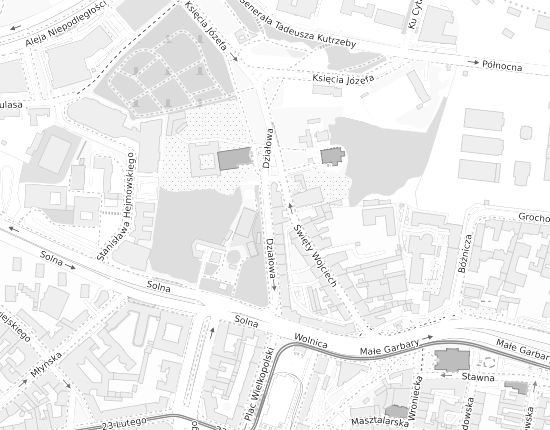 Mapa z adresem organizacji