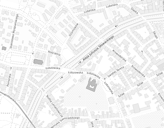 Mapa z adresem organizacji