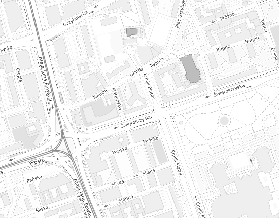 Mapa z adresem organizacji