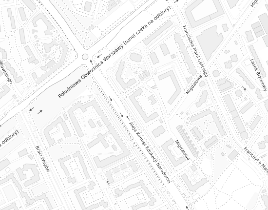 Mapa z adresem organizacji