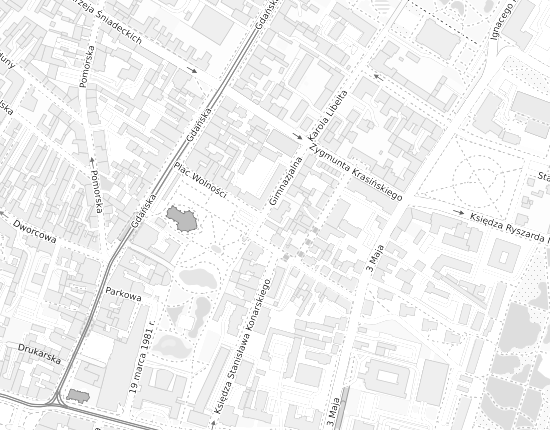 Mapa z adresem organizacji