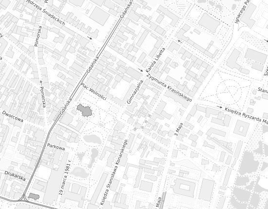 Mapa z adresem organizacji