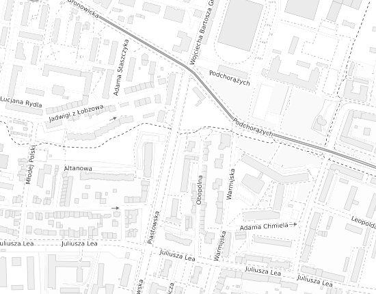 Mapa z adresem organizacji