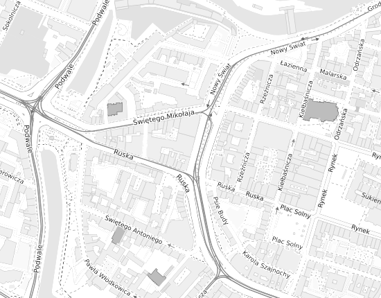 Mapa z adresem organizacji