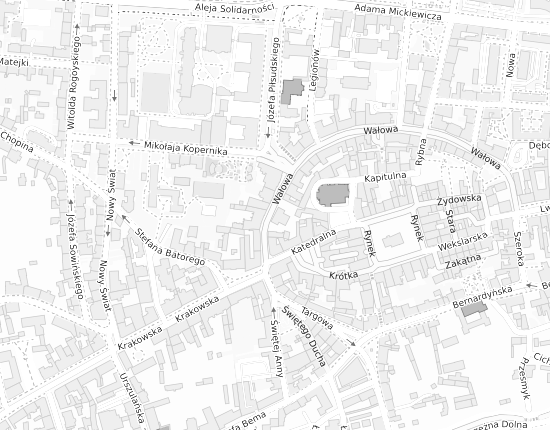 Mapa z adresem organizacji