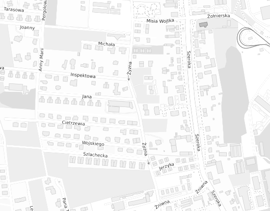 Mapa z adresem organizacji