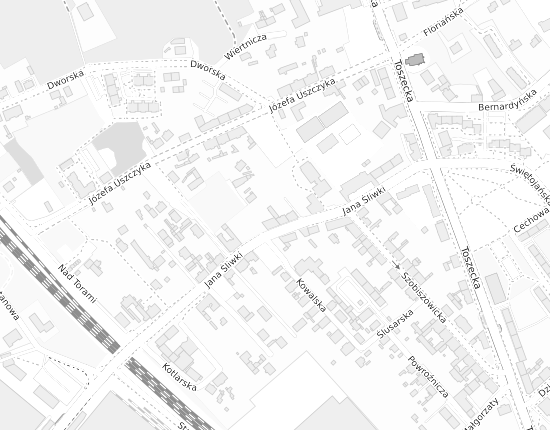 Mapa z adresem organizacji