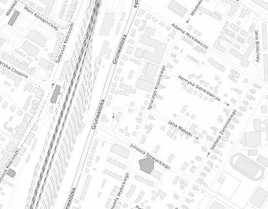 Mapa z adresem organizacji