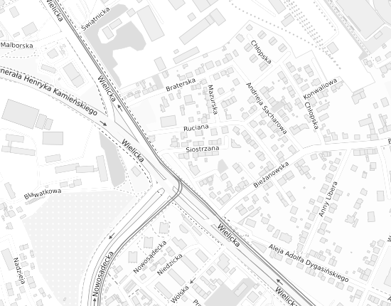 Mapa z adresem organizacji