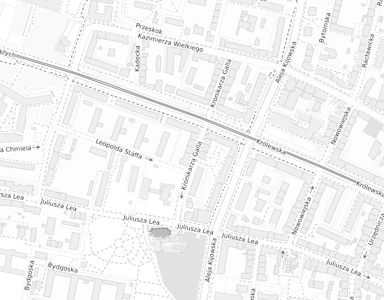 Mapa z adresem organizacji