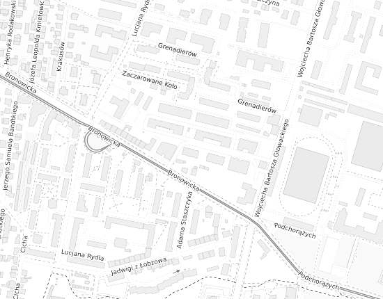 Mapa z adresem organizacji