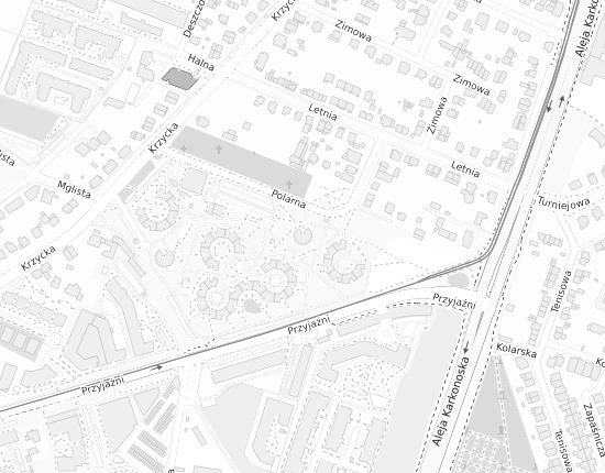 Mapa z adresem organizacji