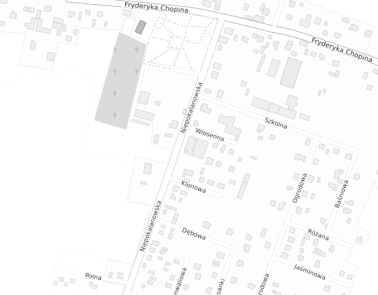 Mapa z adresem organizacji