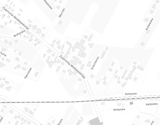 Mapa z adresem organizacji