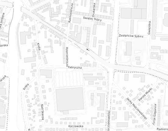 Mapa z adresem organizacji