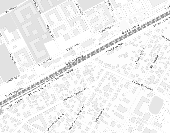 Mapa z adresem organizacji