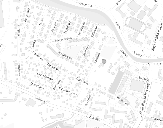 Mapa z adresem organizacji