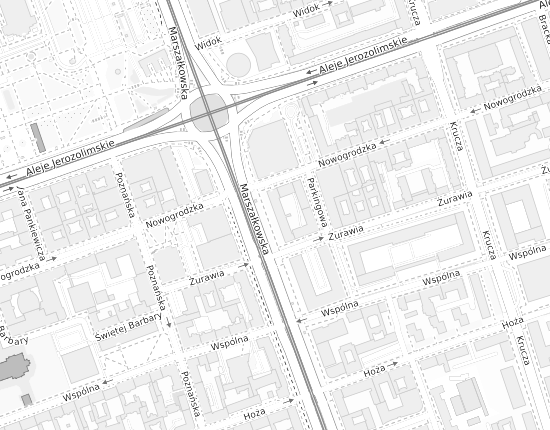 Mapa z adresem organizacji