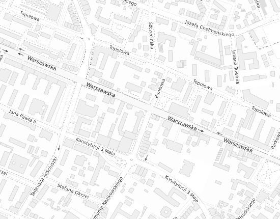Mapa z adresem organizacji